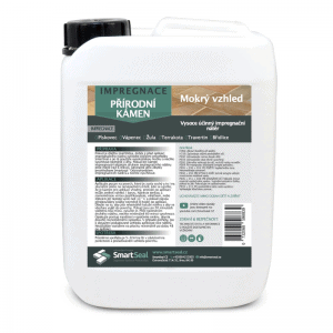 impregnace na přírodní kámen - mokrý vzhled