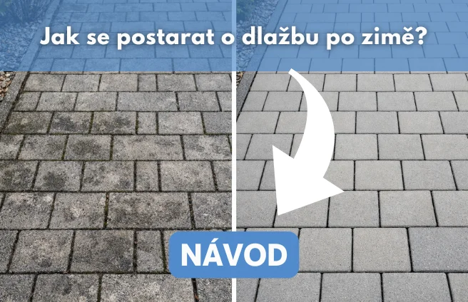 Návod, jak se postarat o dlažbu po zimě