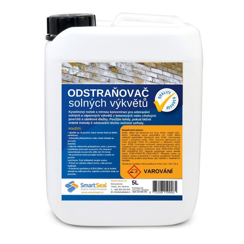 barel 5l, Odstraňovač solných výkvětů