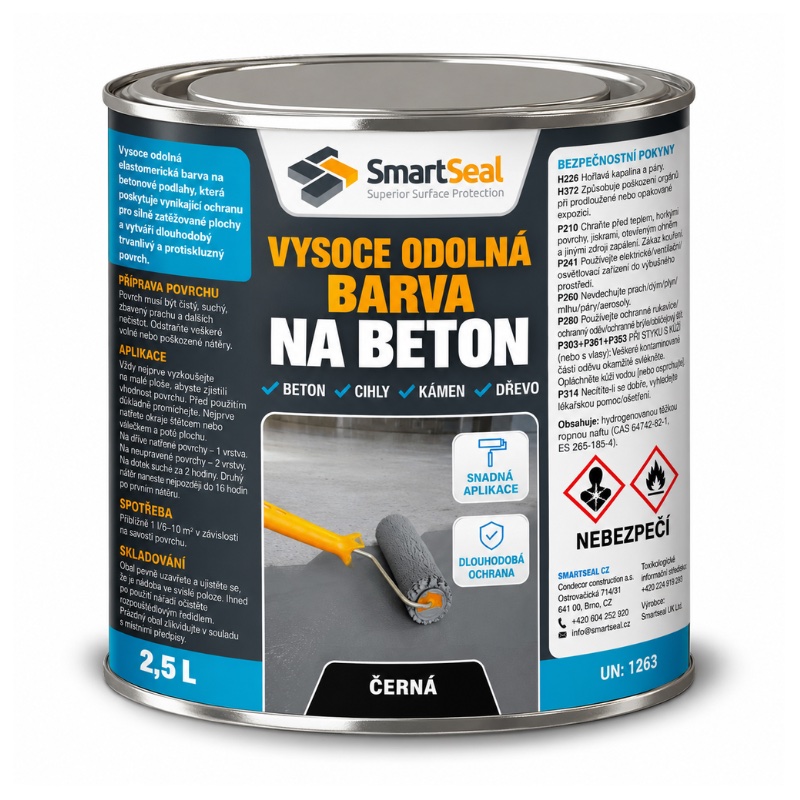 plechovka 2,5l - barva na beton
